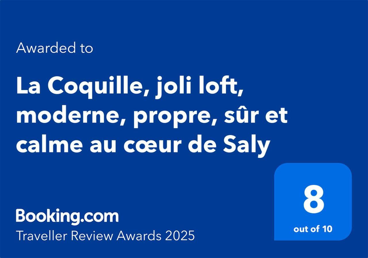 "La Coquille", Joli Loft, Moderne, Propre, Sur Et Calme Au Coeur De Saly Apartment Exterior foto